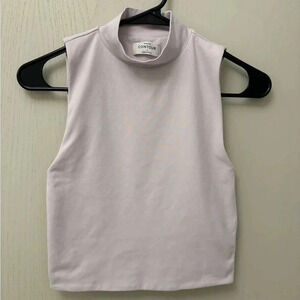 Like new‎ Babaton Contour Aritzia Turtleneck Mock Neck Tank Size S Purple